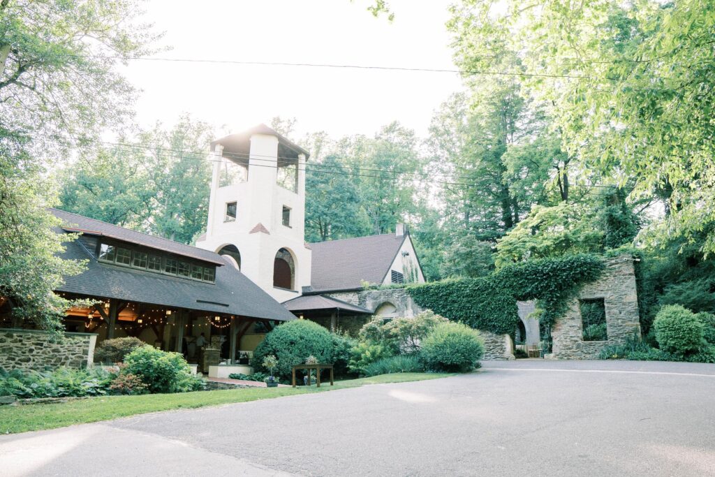 Old Mill front view of tower.