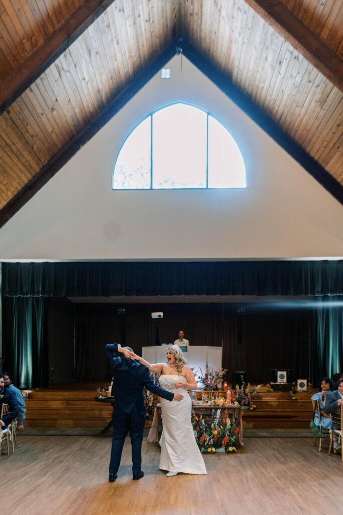 Newlyweds first dance.